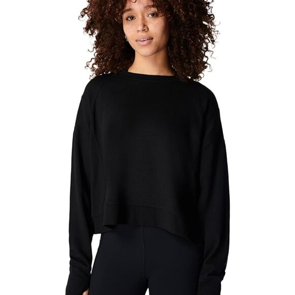 Sweaty Betty Tops - Sweaty Betty Women's After Class Cropped Sweatshirt